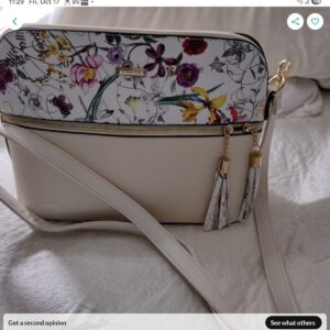 Mid Size Floral Purse, New