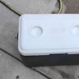 Mid Size Cooler with cup holder and drainage, in excellent shape, pick up only.