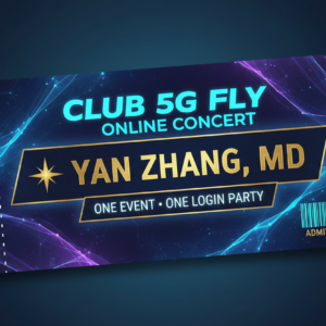 Online Club 5G Fly Concert with RooRoo Attends Fly Concert Premium, Good for one Event.